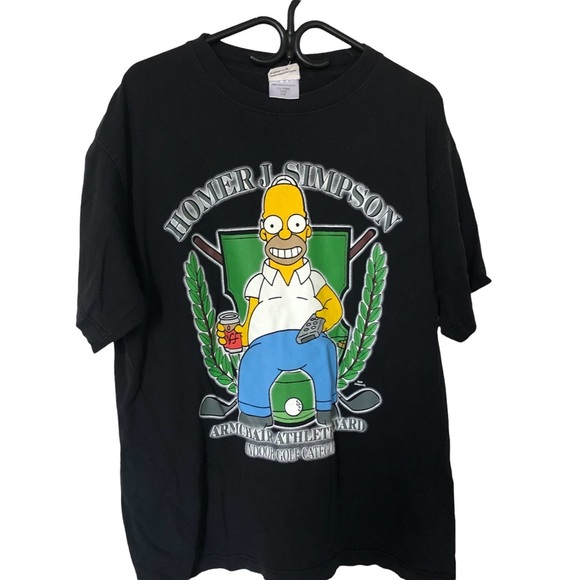 Vintage The Simpson 1998 Merch Graphic T-Shirt - Picture 1 of 7